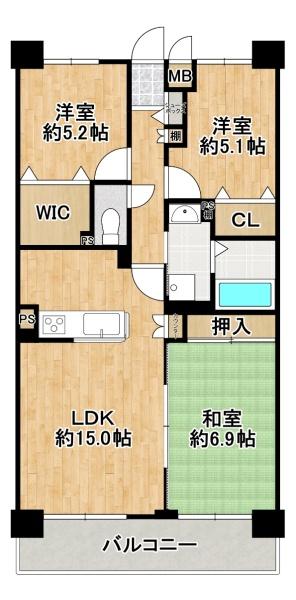 Mプラザ枚方弐番館(間取り)