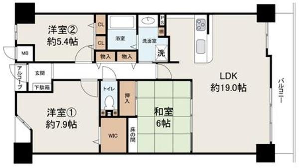 ファミールハイツなかもず(間取り)
