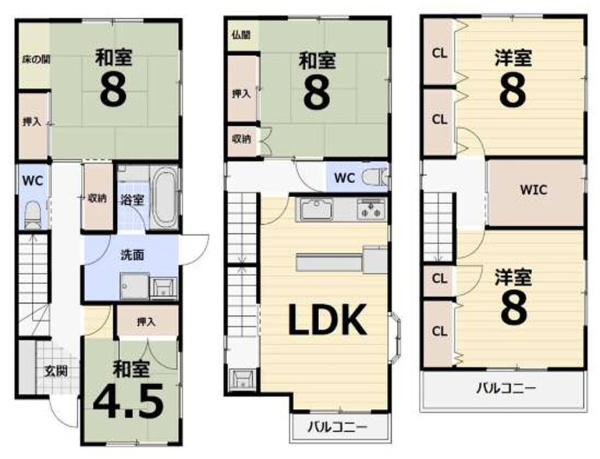 堺市美原区太井　中古戸建