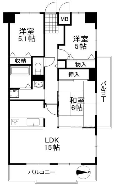 エクセランス大野芝