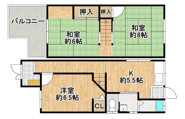 堺市東区南野田　中古戸建