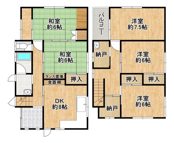 藤井寺市道明寺5丁目　中古戸建