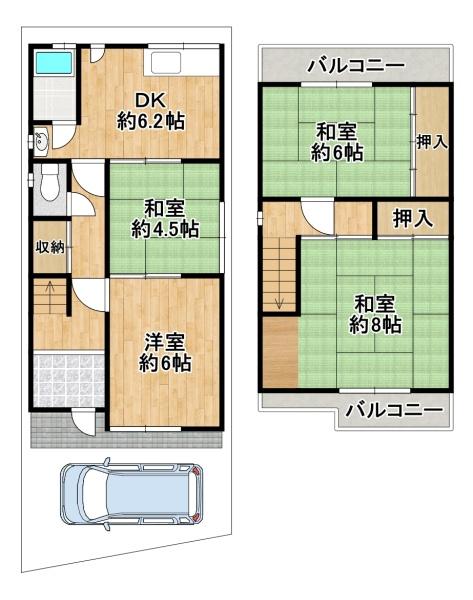 松原市河合2丁目　中古戸建