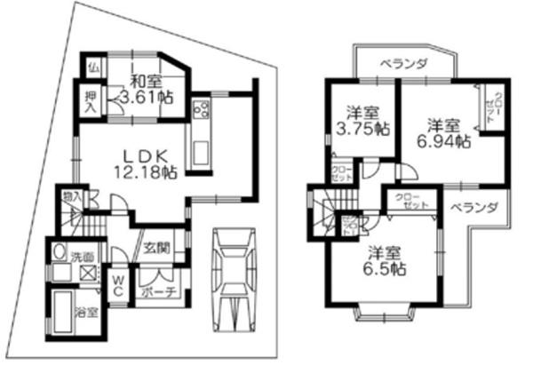 泉大津市綾井　中古戸建