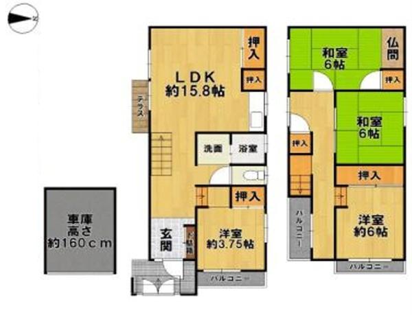 藤井寺市野中2丁目　中古戸建