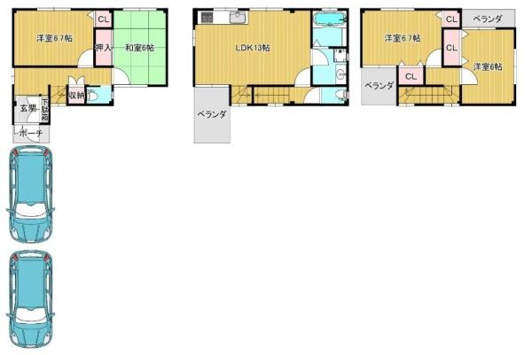 堺市堺区浅香山町1丁　中古戸建