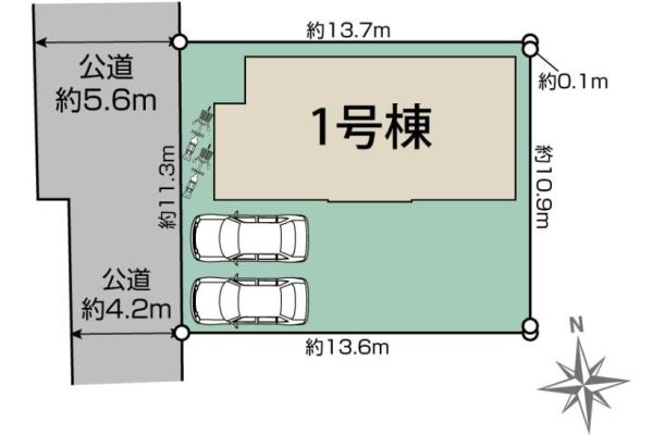 羽曳野市恵我之荘6丁目1号棟　新築戸建