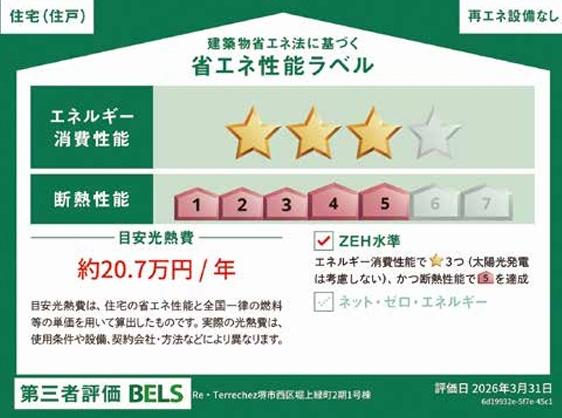 堺市西区堀上緑町1丁2期1号棟　新築戸建