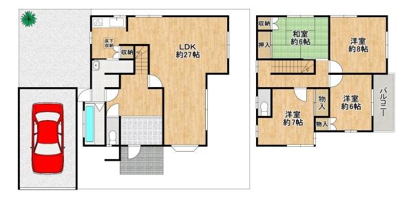 富田林市梅の里４丁目の中古一戸建て