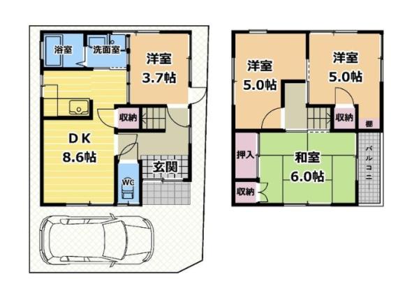 堺市中区深井水池町　中古戸建