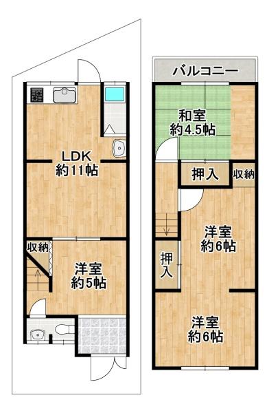 堺市西区浜寺石津町中5丁 中古戸建