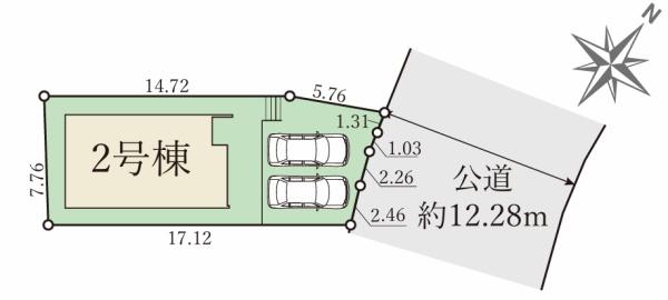 堺市南区庭代台1丁2号棟　新築戸建