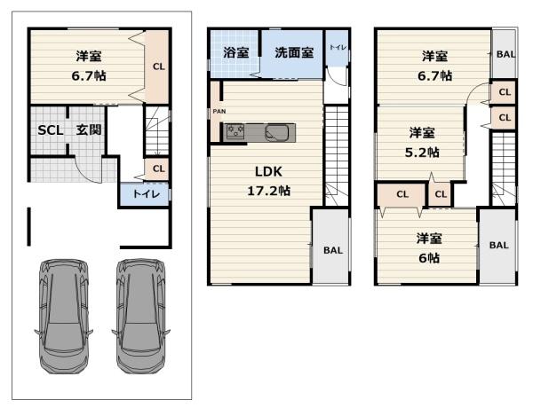 堺市堺区南旅篭町西３丁の土地