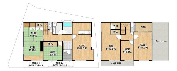 貝塚市蕎原の中古一戸建て