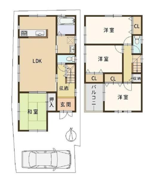 堺市美原区多治井　中古戸建
