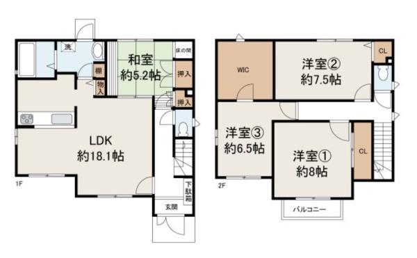 堺市東区野尻町　中古戸建