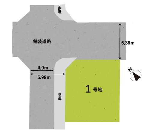 堺市堺区旭ヶ丘北町4丁1期1号地　売土地