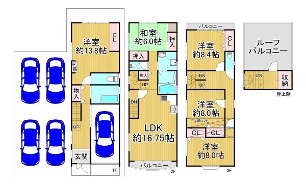 堺市美原区北余部　中古戸建