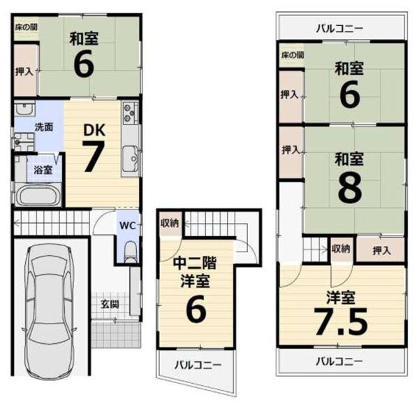堺市堺区石津町３丁の中古一戸建て