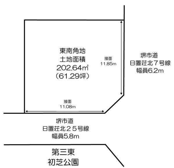 堺市東区日置荘北町１丁の売土地
