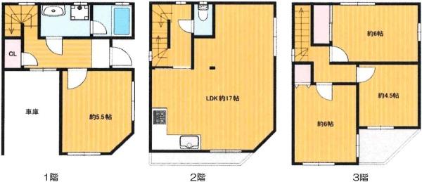 東大阪市若江西新町3丁目　中古戸建