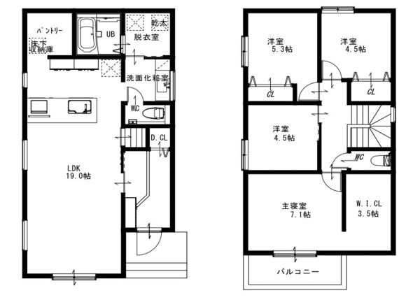 堺市東区日置荘西町5丁1期 新築戸建