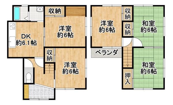 羽曳野市東阪田　中古戸建