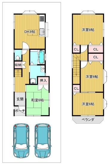 堺市東区南野田の中古一戸建て