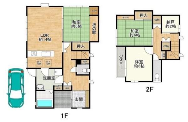 堺市中区田園　中古戸建