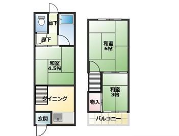 松原市三宅中4丁目　中古テラスハウス