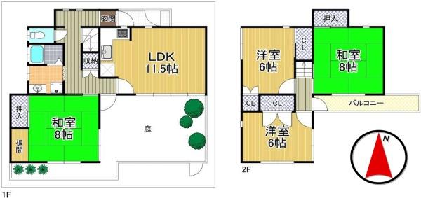 堺市南区槇塚台4丁　中古戸建
