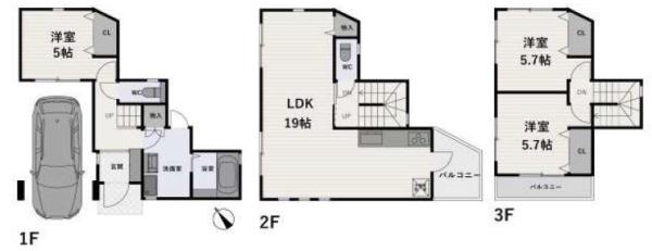 堺市中区新家町　中古戸建