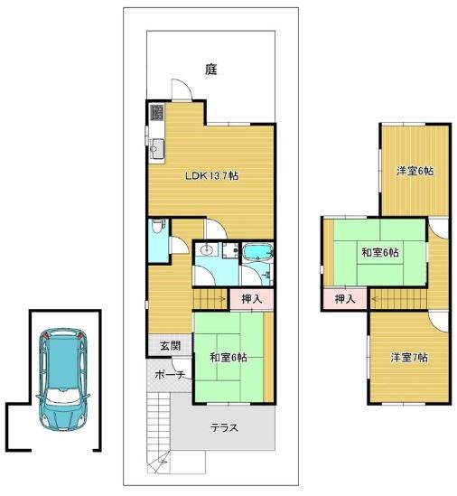 堺市南区高倉台4丁　中古戸建