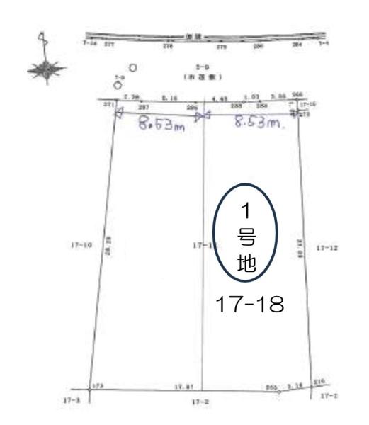 堺市南区竹城台2丁　1号地　売土地