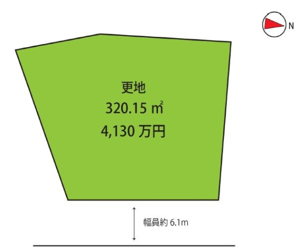 堺市南区赤坂台４丁　建築条件無売土地