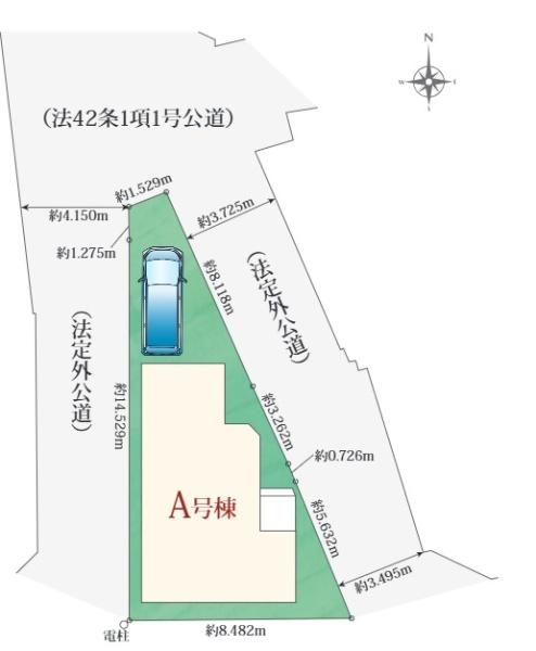 松原市立部3丁目A号棟　新築戸建
