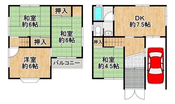堺市美原区阿弥の中古一戸建て