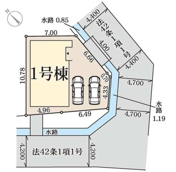藤井寺市道明寺4丁目1号棟　新築戸建