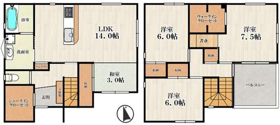 堺市堺区海山町4丁　中古戸建