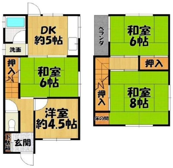 松原市一津屋1丁目　中古戸建
