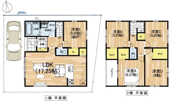 羽曳野市碓井3丁目1期1号地　新築戸建