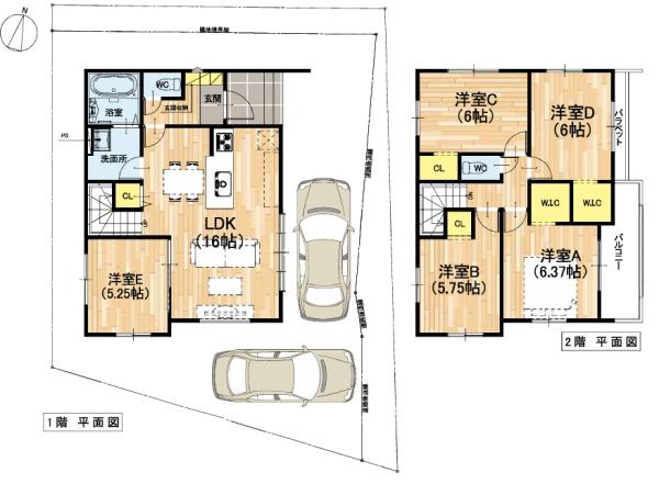 羽曳野市南恵我之荘1丁目1期1号地　新築戸建