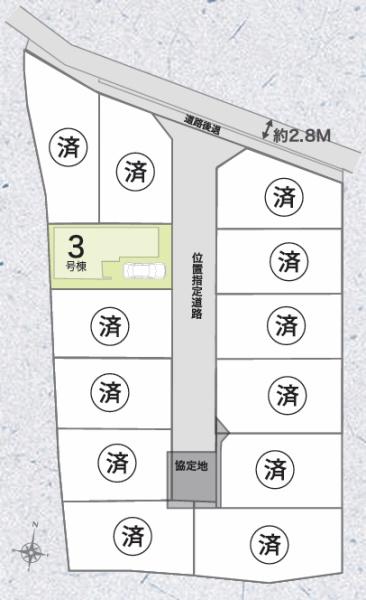 堺市中区福田3号棟　新築戸建