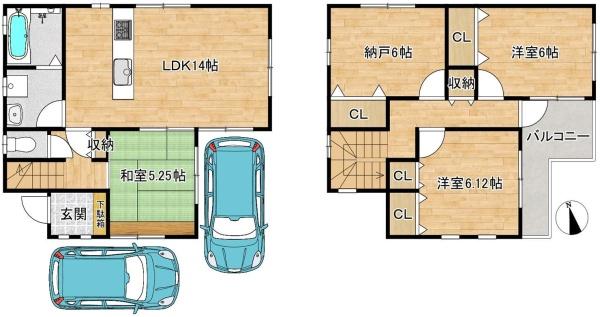 堺市美原区北余部　中古戸建