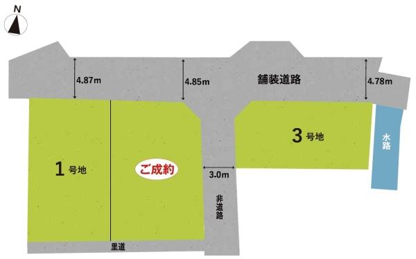 藤井寺市国府町3丁目1号地　売土地