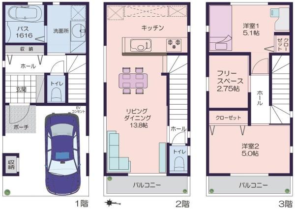 堺市東区南野田 新築戸建
