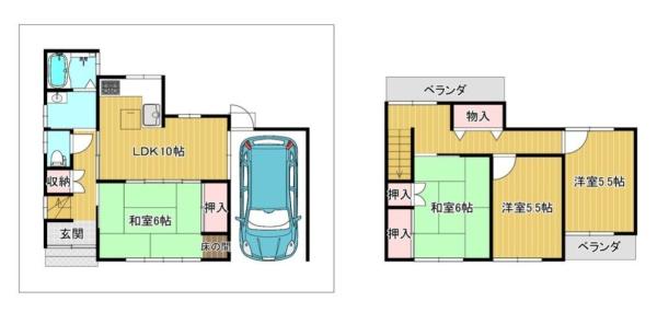 藤井寺市藤ケ丘4丁目　中古戸建