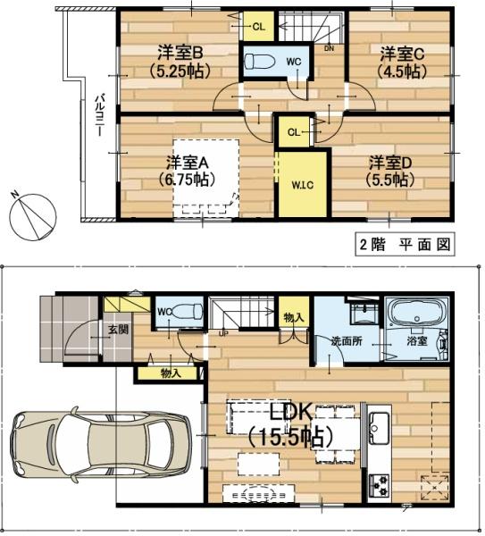 堺市堺区新在家町西3丁1期1号地 新築戸建