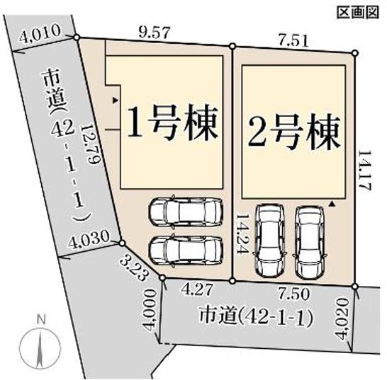 堺市東区日置荘原寺町2号棟　新築戸建