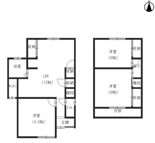 堺市東区関茶屋　中古戸建